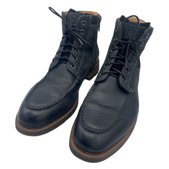 Florsheim Mens Chalet Cap Toe Boot Black Size 8 M - Picture 5 of 11